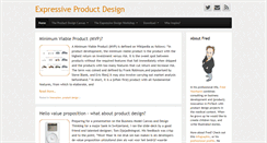 Desktop Screenshot of expressiveproductdesign.com